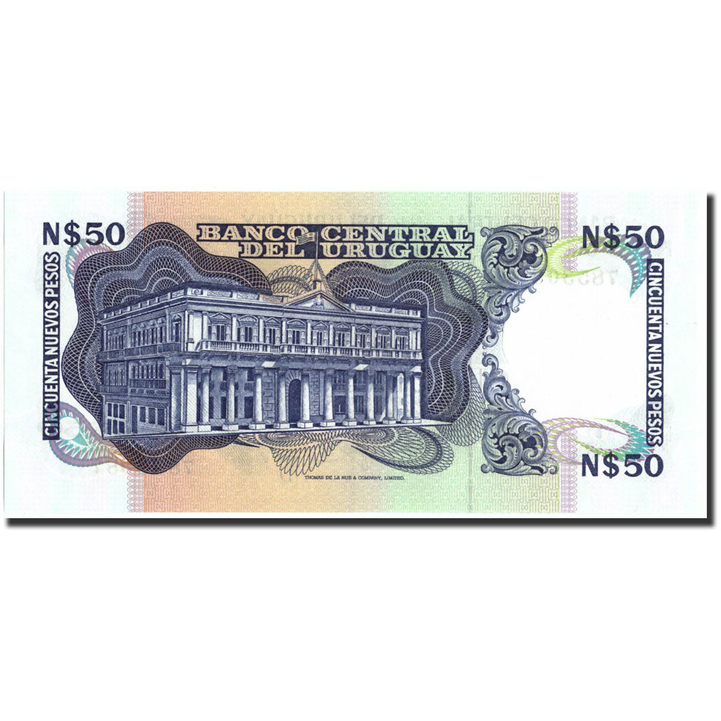 Banknote, Uruguay, 50 Nuevos Pesos, Undated (1978-87), Undated, KM:61c