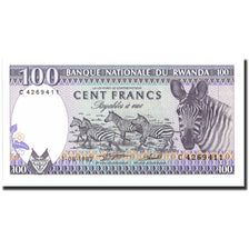 Geldschein, Ruanda, 100 Francs, 1982, 1982-08-01, KM:18, UNZ-