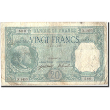 Francia, 20 Francs, 20 F 1916-1919 ''Bayard'', 1917, 1917-02-03, B+