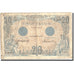 France, 20 Francs, 20 F 1905-1913 ''Bleu'', 1912, 1912-09-25, B, Fayette:10.2
