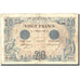 France, 20 Francs, Noir, 1874-12-11, W.166, TB