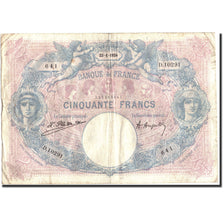 Francia, 50 Francs, 50 F 1889-1927 ''Bleu et Rose'', 1924, 1924-01-23, MB
