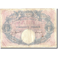 France, 50 Francs, 50 F 1889-1927 ''Bleu et Rose'', 1923, 1923-07-11, B