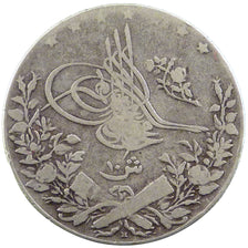 Egypt, 10 Quirsh, 1909, KM #309, VF(20-25), Silver, 13.60