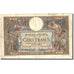 Francja, 100 Francs, Luc Olivier Merson, 1909, 1909-03-16, VF(20-25)