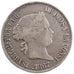 Spain, Escudo, 1867, KM #6261, EF(40-45), Silver, 12.90