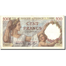 Frankreich, 100 Francs, 100 F 1939-1942 ''Sully'', 1941, 1941-09-04, SS
