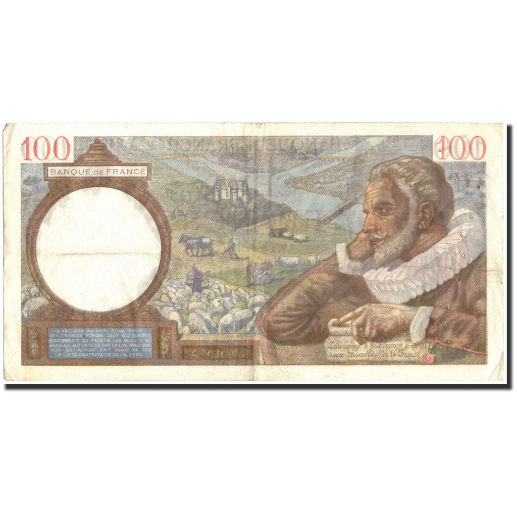 Frankrijk, 100 Francs, 100 F 1939-1942 ''Sully'', 1941, 1941-09-04, TTB