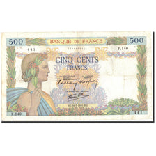 France, 500 Francs, 500 F 1940-1944 ''La Paix'', 1940, 1940-05-16, VF(20-25)