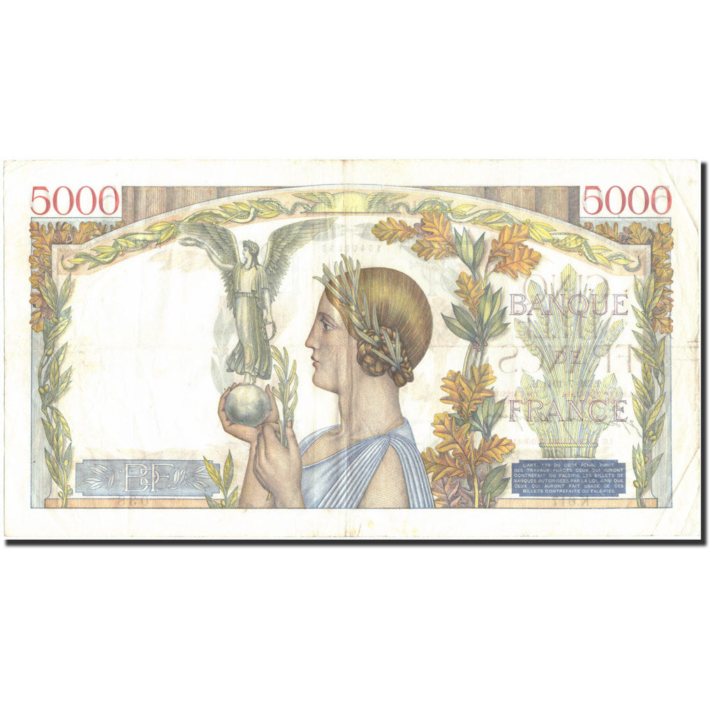 Frankreich, 5000 Francs, 5 000 F 1934-1944 ''Victoire'', 1941, 1941-07-31, SS