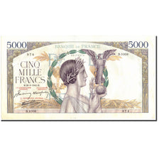 France, 5000 Francs, 5 000 F 1934-1944 ''Victoire'', 1942, 1942-08-20