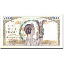 France, 5000 Francs, 5 000 F 1934-1944 ''Victoire'', 1942, 1942-08-20