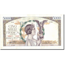 France, 5000 Francs, 5 000 F 1934-1944 ''Victoire'', 1939, 1939-10-19