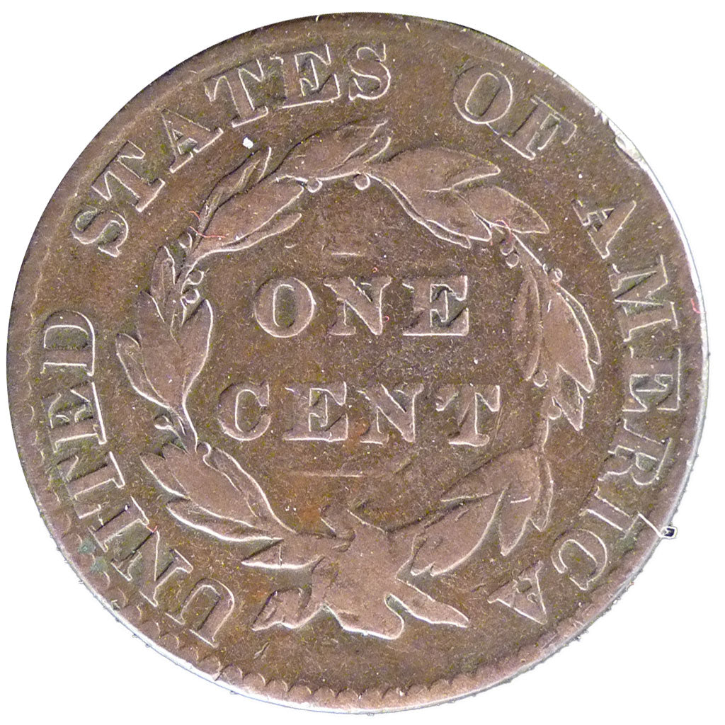 UNITED STATES, Coronet Cent, Cent, 1821, U.S. Mint, KM #45, F(12-15), Copper,...