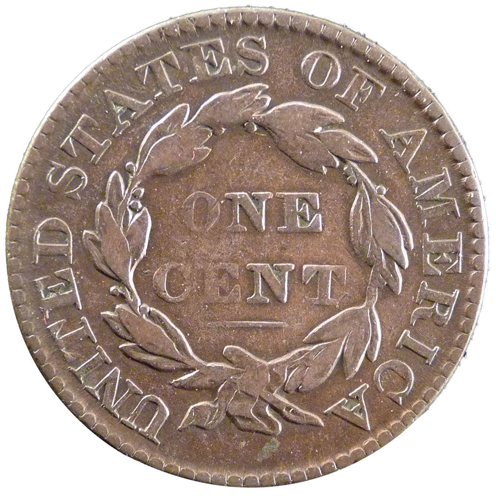 United States, Coronet Cent, 1 Cent, 1830, KM #45, VF(30-35), Copper, 28-29,...