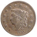 UNITED STATES, Coronet Cent, Cent, 1831, U.S. Mint, KM #45, AU(55-58), Copper,..