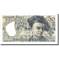 Francia, 50 Francs, 50 F 1976-1992 ''Quentin de La Tour'', 1985, 1985, BB