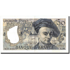Frankrijk, 50 Francs, 50 F 1976-1992 ''Quentin de La Tour'', 1980, 1980, TTB+