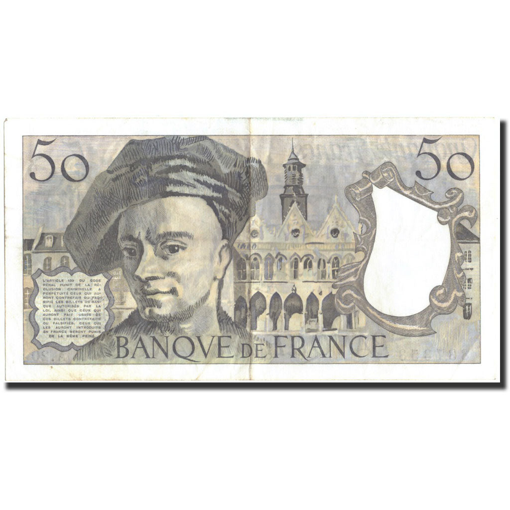 France, 50 Francs, 50 F 1976-1992 ''Quentin de La Tour'', 1980, 1980, AU(50-53)