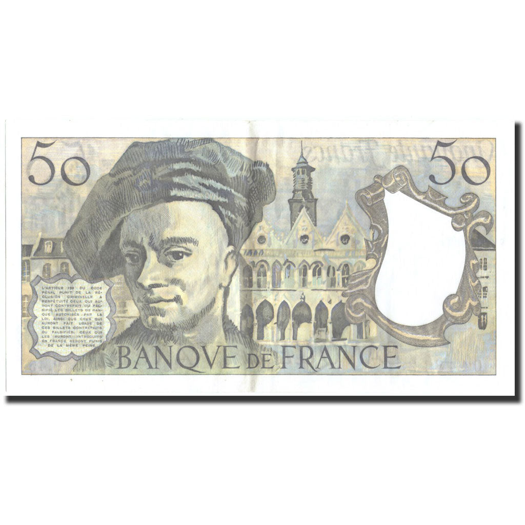 France, 50 Francs, 50 F 1976-1992 ''Quentin de La Tour'', 1986, 1986, SUP