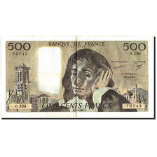 France, 500 Francs, 500 F 1968-1993 ''Pascal'', 1987, 1987-01-08, TTB+