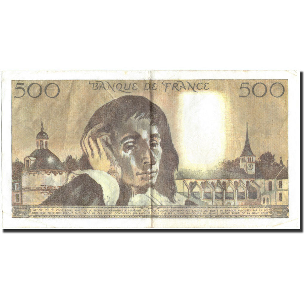 Francia, 500 Francs, 500 F 1968-1993 ''Pascal'', 1987, 1987-01-08, MBC+