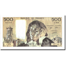 France, 500 Francs, 500 F 1968-1993 ''Pascal'', 1988, 1988-03-03, AU(50-53)
