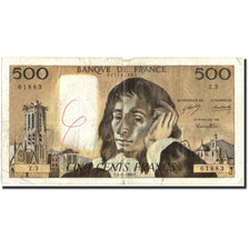 Francia, 500 Francs, 500 F 1968-1993 ''Pascal'', 1968, 1968-01-04, RC