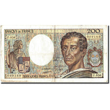 France, 200 Francs, 200 F 1981-1994 ''Montesquieu'', 1988, 1988, VF(20-25)