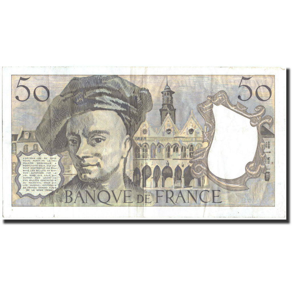 Francia, 50 Francs, 50 F 1976-1992 ''Quentin de La Tour'', 1983, 1983, BC