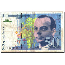 France, 50 Francs, 50 F 1992-1999 ''St Exupéry'', 1997, 1997, VF(20-25)