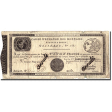 Francia, 20 Francs, An 10, RC+, KM:S245a