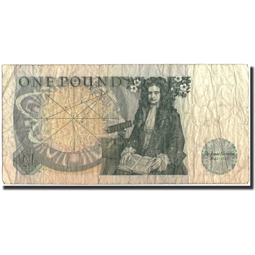 Banknote, Great Britain, 1 Pound, Undated (1978-84), Undated, KM:377b, VF(20-25)