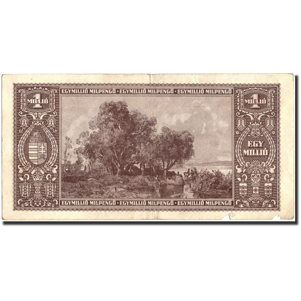 Banknote, Hungary, 1 Million Milpengö, 1946, 1946, KM:128, F(12-15)