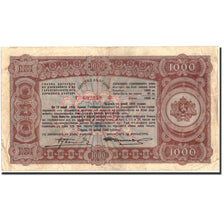 Geldschein, Bulgarien, 1000 Leva, 1943, 1943, KM:67L, SS