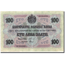 Banknote, Bulgaria, 100 Leva Zlato, 1916, 1916, KM:20b, EF(40-45)