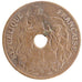 Indochine, 1 Cent, 1896, Paris, AU(55-58), Copper, Lecompte #50, 7.20