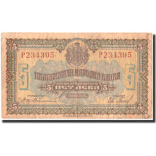 Banknot, Bulgaria, 5 Leva, 1922, 1922, KM:34a, AU(50-53)