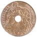 Indochine, 1 Cent, 1910, Paris, AU(55-58), Copper, Lecompte #68, 5.00