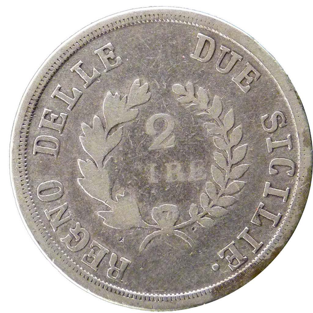 Italy, 2 Lire, 1813, KM #10, F(12-15), Silver, 9.50