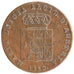 ITALIAN STATES, 5 Centesimi, 1830, KM #25, AU(55-58), Copper, 10.00