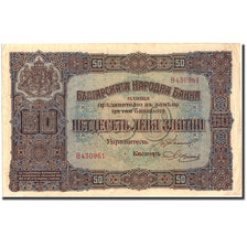 Banknote, Bulgaria, 50 Leva Zlatni, 1917, 1917, KM:24b, AU(50-53)