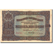 Banknote, Bulgaria, 50 Leva Zlatni, 1917, 1917, KM:24b, EF(40-45)