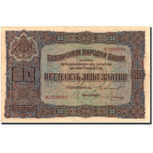 Banknote, Bulgaria, 50 Leva Zlatni, 1917, 1917, KM:24a, EF(40-45)