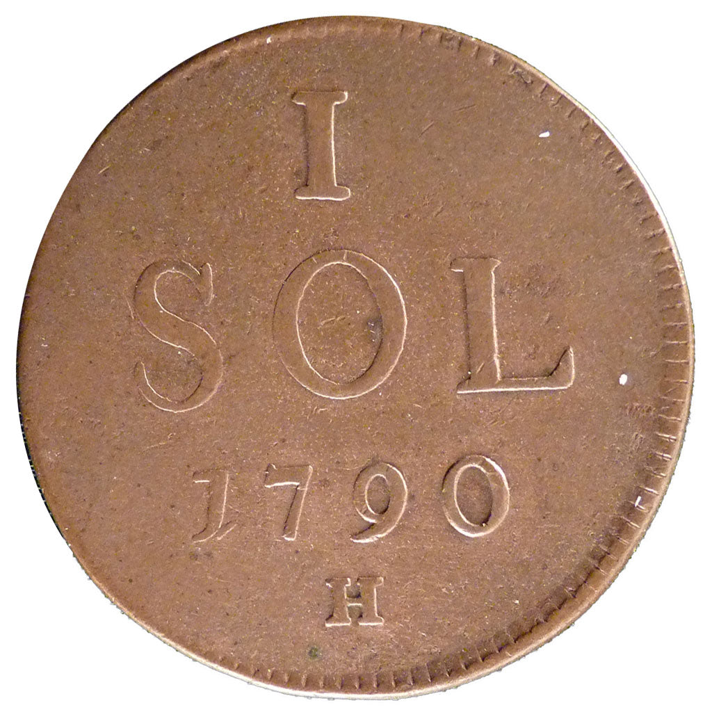 Léopold II, Luxembourg, 1 Sol