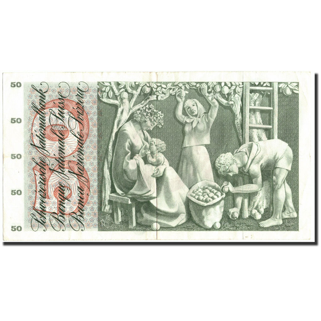 Banknote, Switzerland, 50 Franken, 1965, 1965-01-21, KM:48e, EF(40-45)