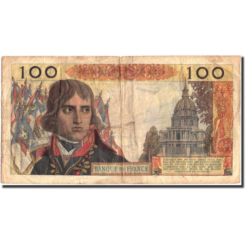 Frankrijk, 100 Nouveaux Francs, 100 NF 1959-1964 ''Bonaparte'', 1962