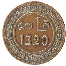Morocco, 10 Mouzoumas, 1902, Berlin, EF(40-45), Copper, Lecompte #84, 10.00