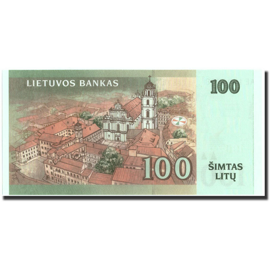 Banknot, Litwa, 100 Litu, 2007, 2007, KM:70, UNC(65-70)