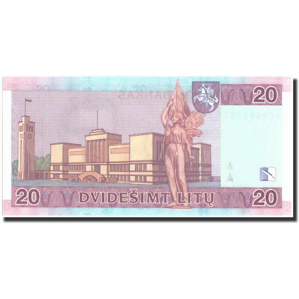 Banknote, Lithuania, 20 Litu, 2007, 2007, KM:69, UNC(65-70)